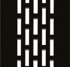 Alumifold perforated black