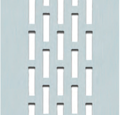 Alumifold perforated clear