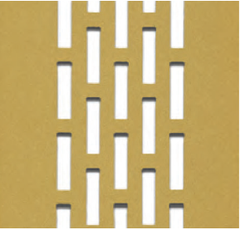 Alumifold perforated gold